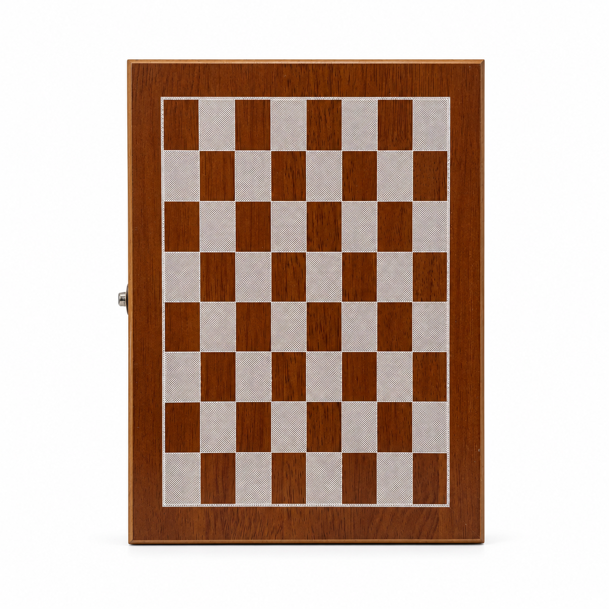 Set Jocuri de Societate 2 în 1 – Șah și Poker, Cutie din Lemn cu Tablă de Joc, Piese, Jetoane, Cărți și Zaruri