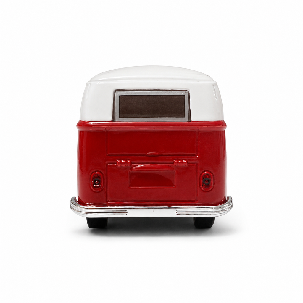 Machetă Auto Microbuz Retro Die-Cast, Scara 1:32, Metal, Uși Mobile și Funcție Pull-Back, 3+ Ani