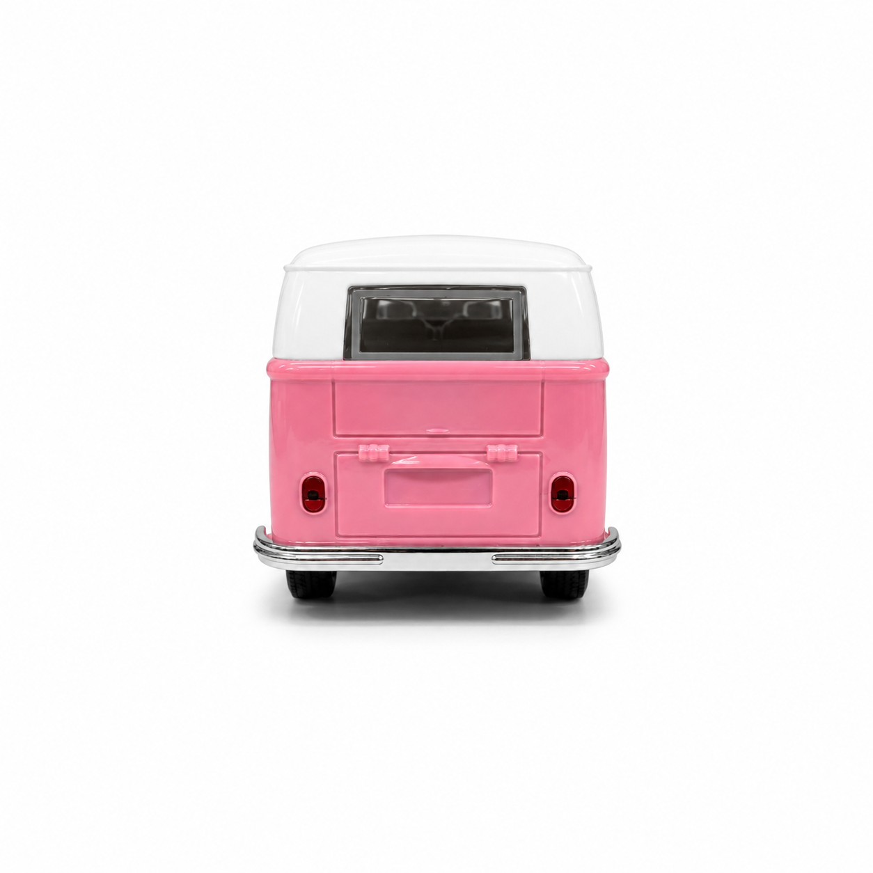Machetă Auto Microbuz Retro Die-Cast, Scara 1:32, Metal, Uși Mobile și Funcție Pull-Back, 3+ Ani  Descriere produs