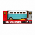 Machetă Auto Microbuz Retro Die-Cast, Scara 1:32, Metal, Uși Mobile și Funcție Pull-Back, 3+ Ani