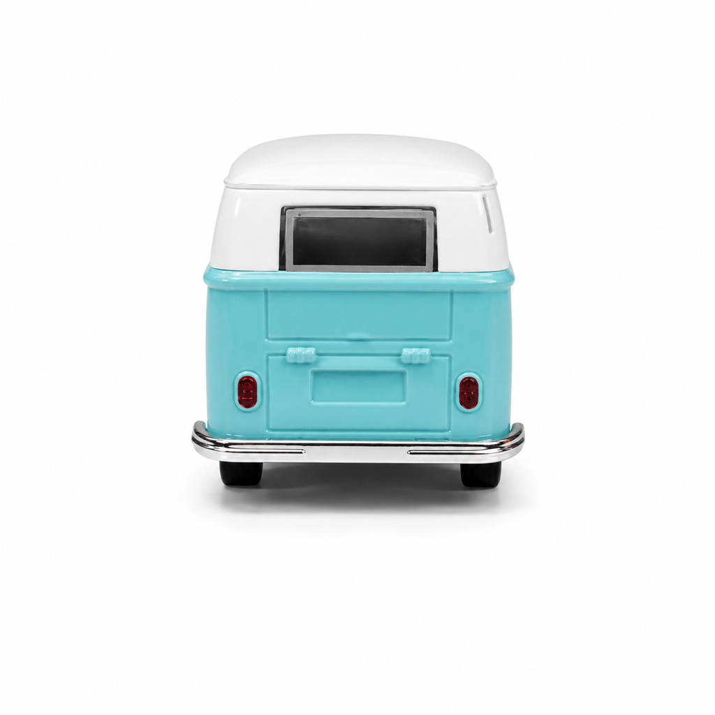 Machetă Auto Microbuz Retro Die-Cast, Scara 1:32, Metal, Uși Mobile și Funcție Pull-Back, 3+ Ani