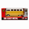 Machetă Auto Microbuz Retro Die-Cast, Scara 1:32, Metal, Uși Mobile și Funcție Pull-Back, 3+ Ani