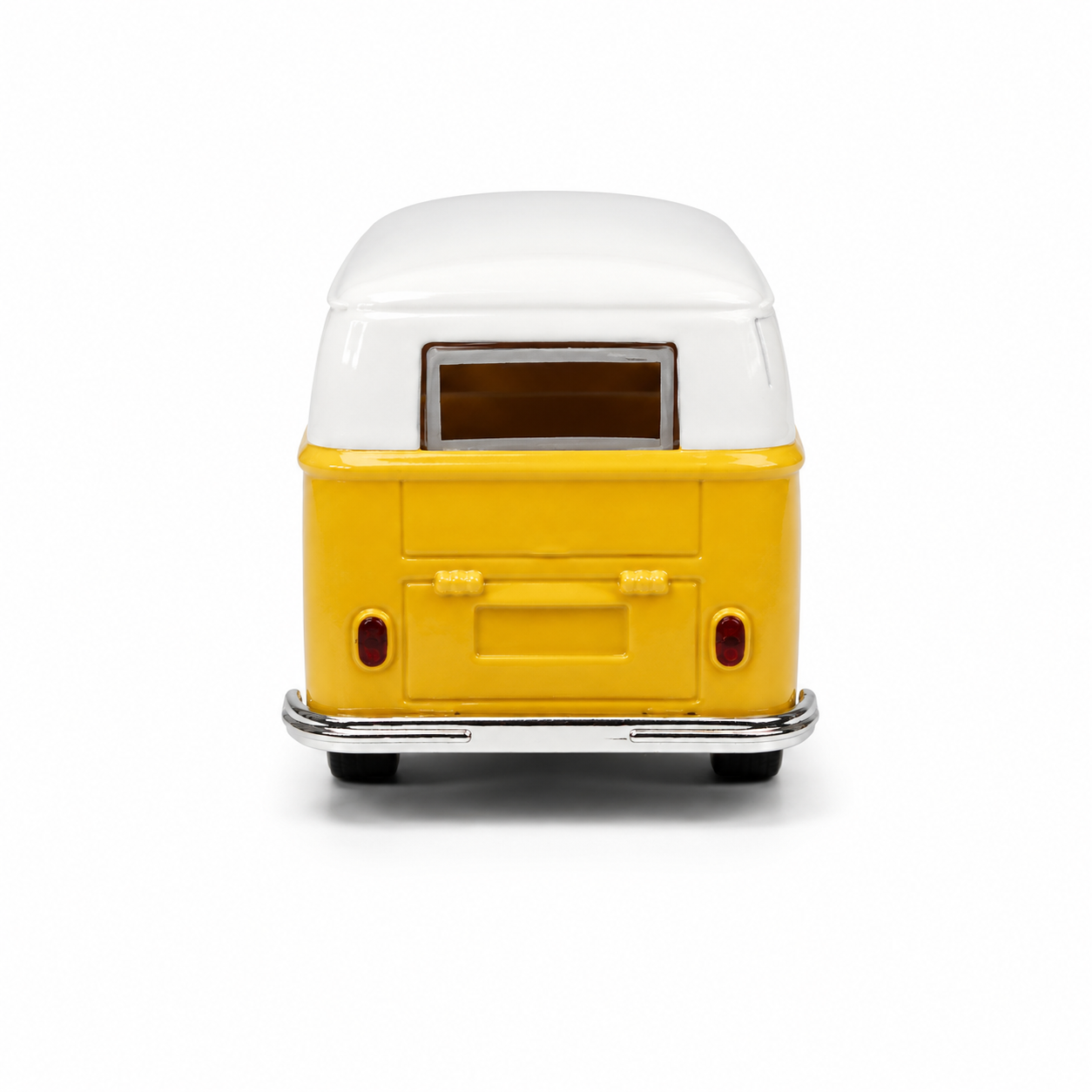 Machetă Auto Microbuz Retro Die-Cast, Scara 1:32, Metal, Uși Mobile și Funcție Pull-Back, 3+ Ani