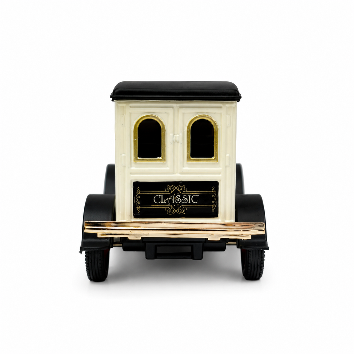 Mașină de Colecție Vintage 1:32, Model Die-Cast cu Mecanism Pull-Back și Ușă Mobilă, Automobil Decorativ Clasic