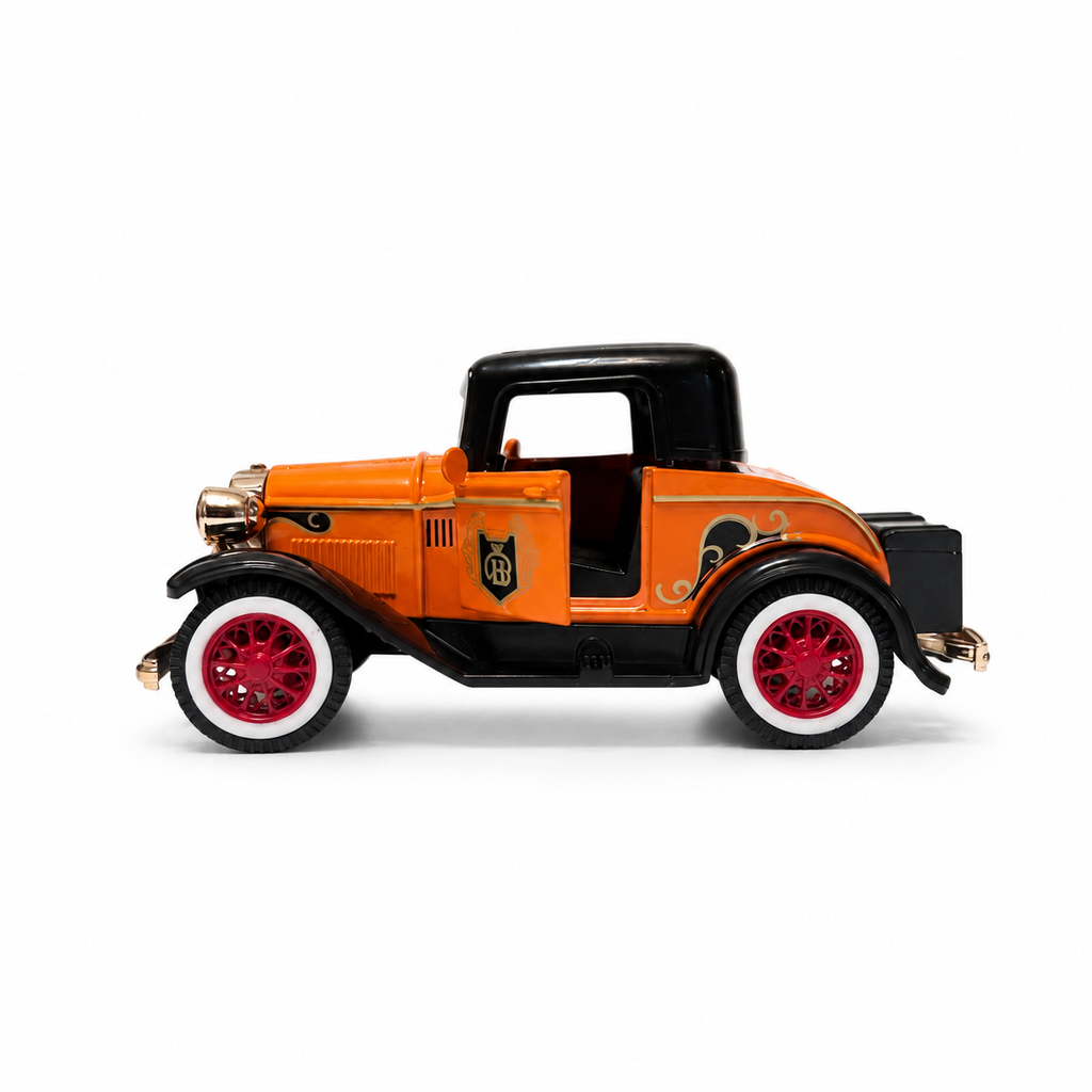 Machetă Auto Clasică 1:32 Die-Cast cu Funcție Pull-Back și Uși Mobile – Mașinuță de Colecție