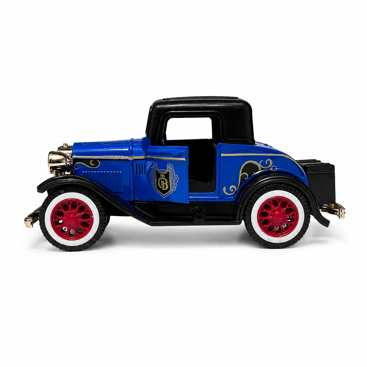Machetă Auto Clasică 1:32 Die-Cast cu Funcție Pull-Back și Uși Mobile – Mașinuță de Colecție