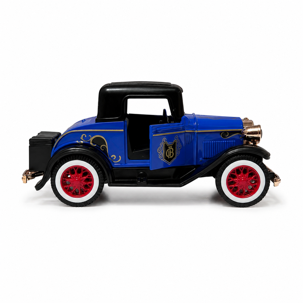 Machetă Auto Clasică 1:32 Die-Cast cu Funcție Pull-Back și Uși Mobile – Mașinuță de Colecție