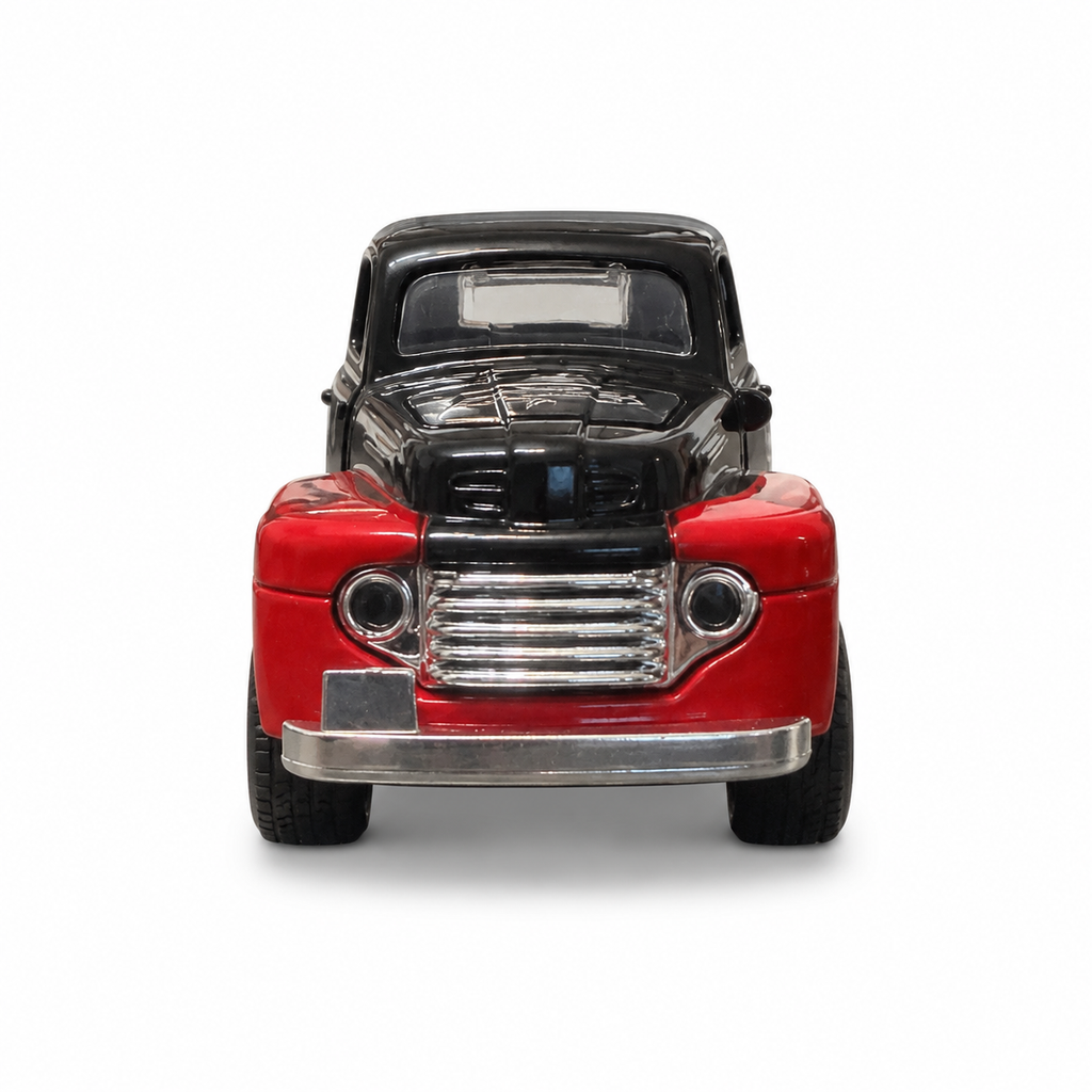 Machetă Auto Pickup Retro 1:32, Metalică, Sistem Pull-Back, Uși Mobile, pentru Copii și Colecționari