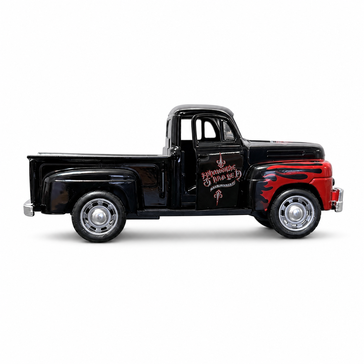Machetă Auto Pickup Retro 1:32, Metalică, Sistem Pull-Back, Uși Mobile, pentru Copii și Colecționari