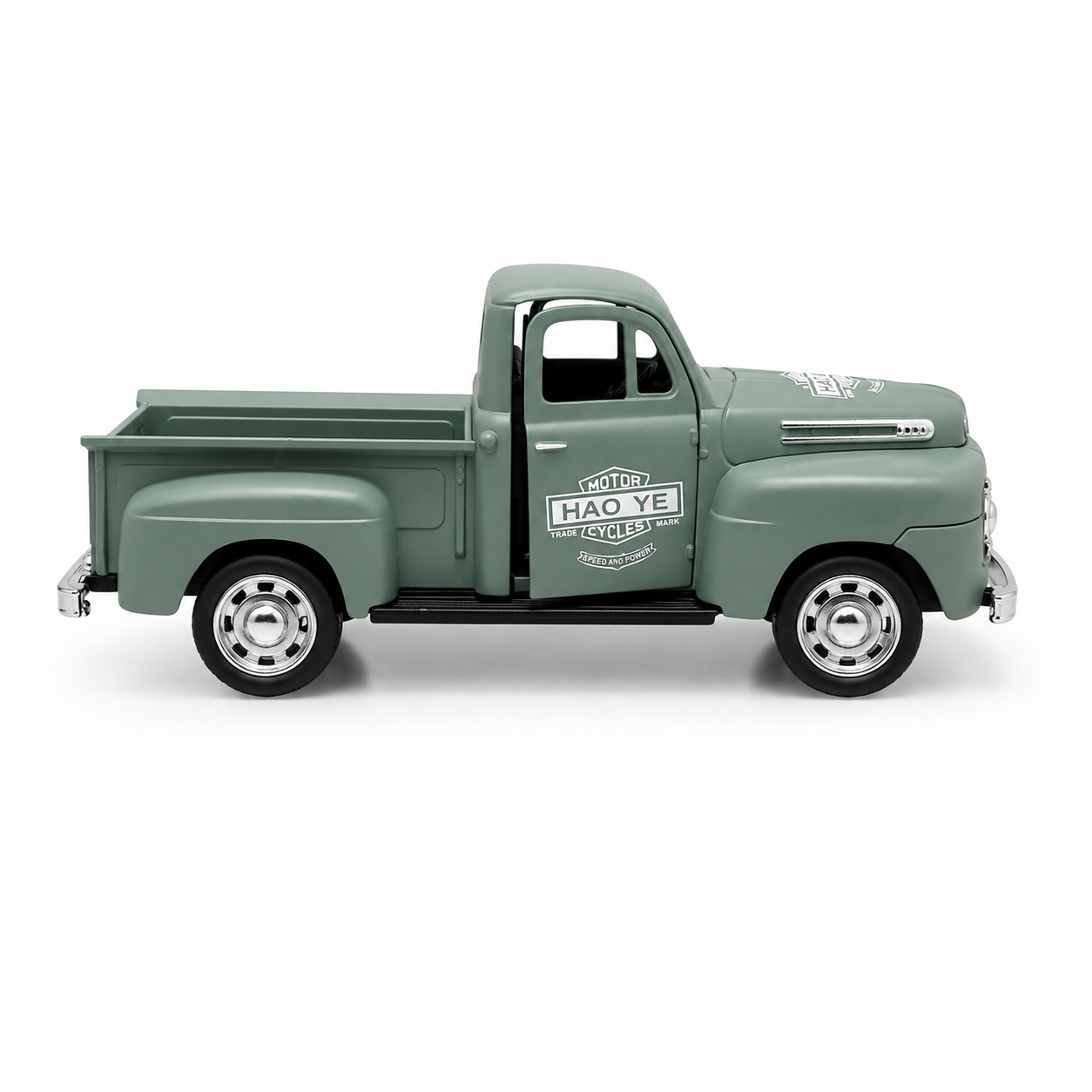 Machetă Auto Pickup Retro 1:32, Metalică, Sistem Pull-Back, Uși Mobile, pentru Copii și Colecționari