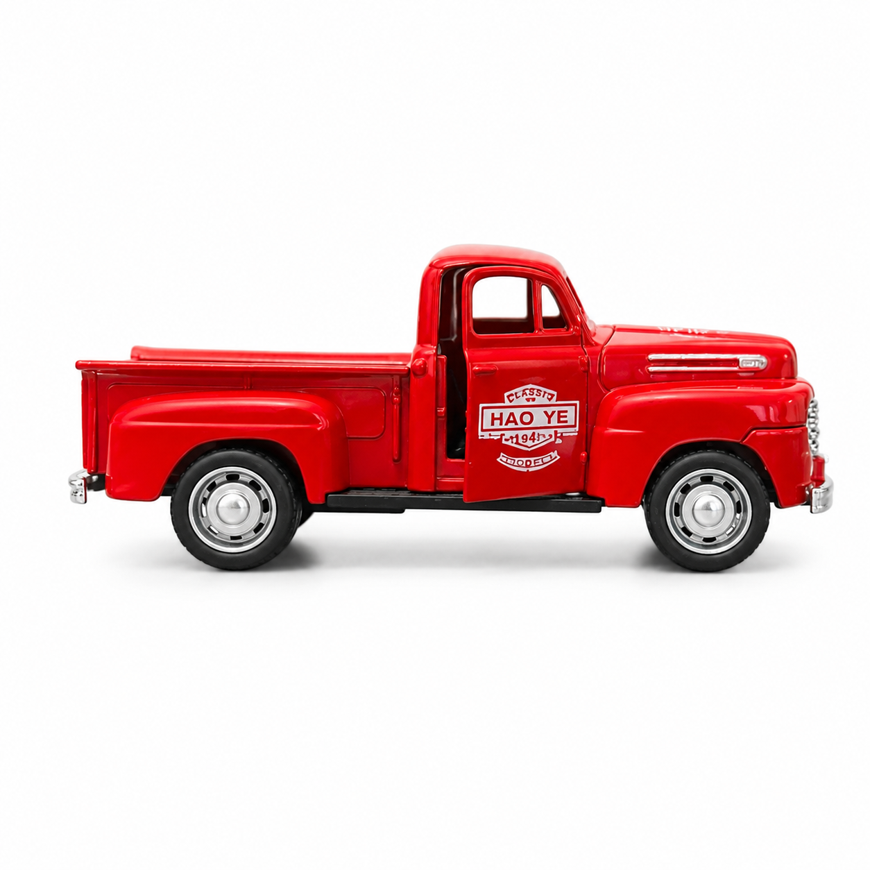 Machetă Auto Pickup Retro 1:32, Metalică, Sistem Pull-Back, Uși Mobile, pentru Copii și Colecționari