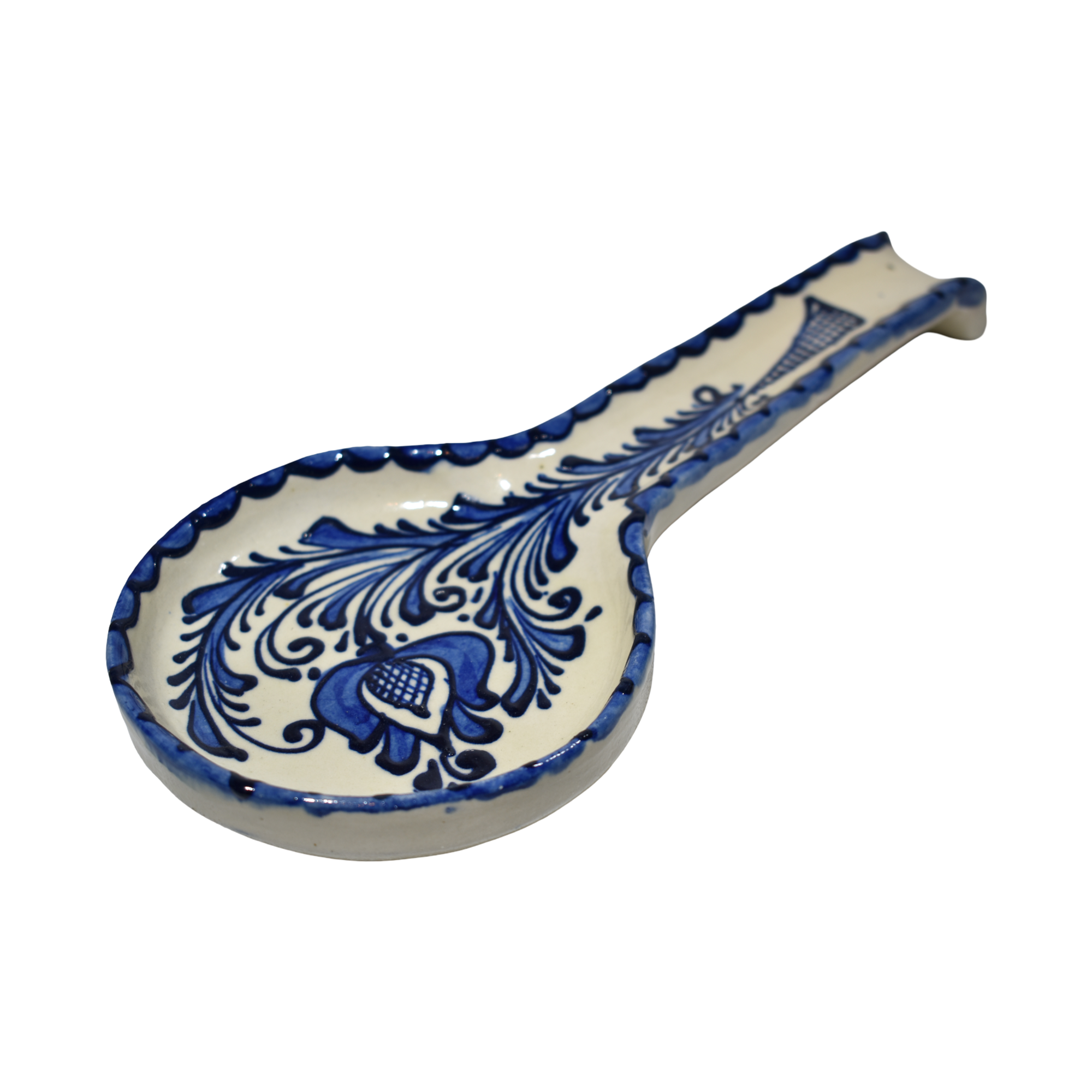 Suport lingură ceramică de Corund – suport ustensile bucătărie pictat manual
