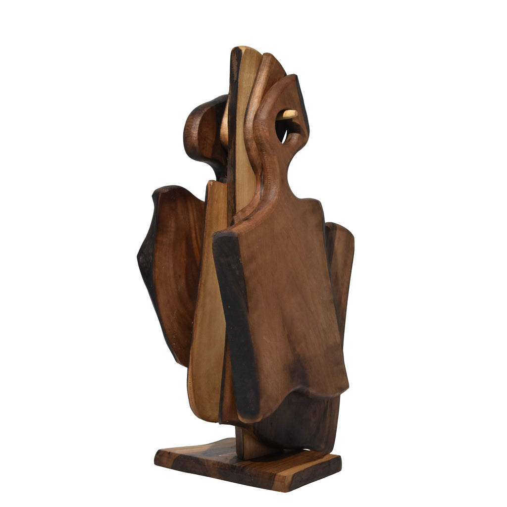 Set tocătoare lemn masiv cu suport, handmade, design artistic, bucătărie rustică, decor și funcțional