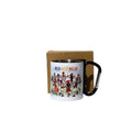 Cană metalică România, dans popular tradițional, cu carabină, 300 ml, design suvenir