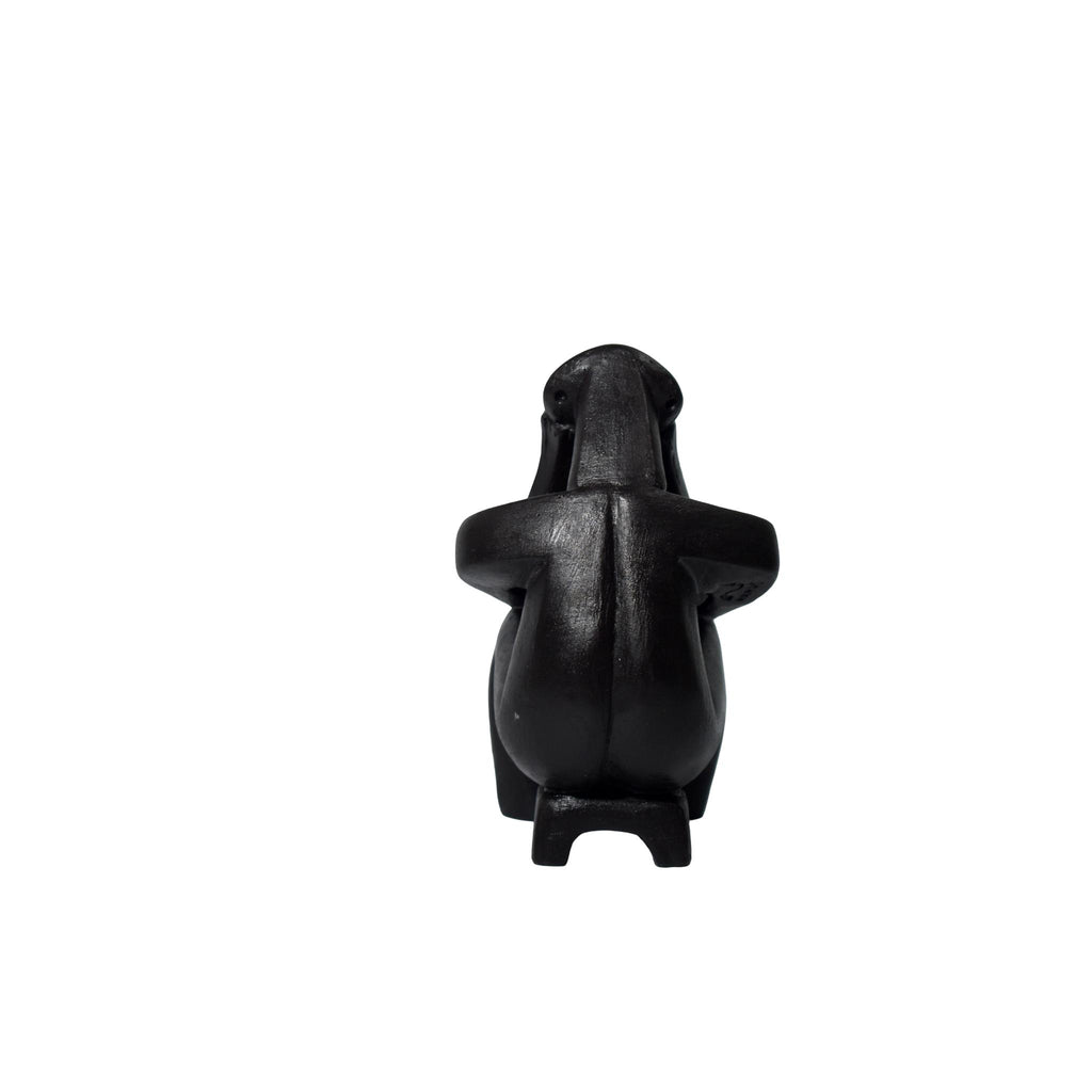 Statuetă ceramică „Gânditorul de la Hamangia”, reproducere neolitică, decor autentic românesc, handmade, cadou premium